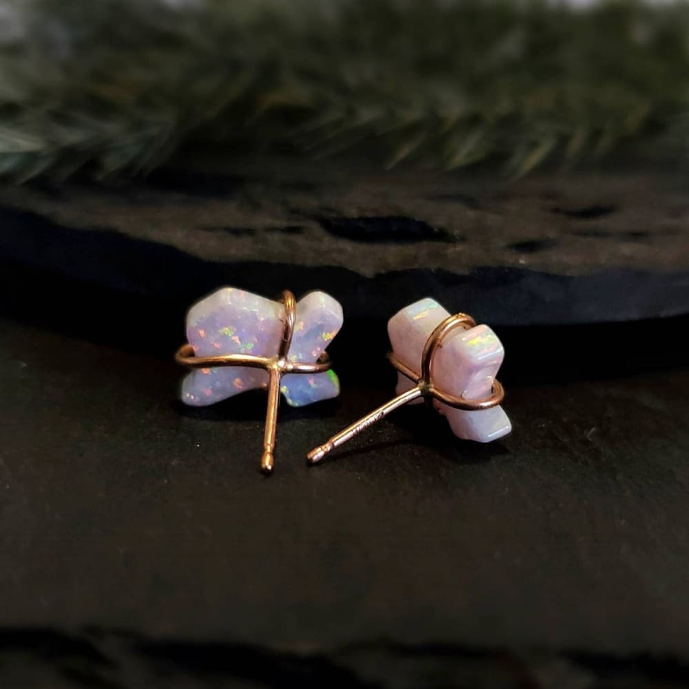 Opal Texas Earrings Earrings Handmade Handcrafted