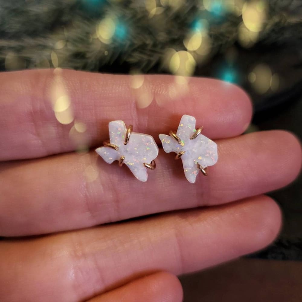 Opal Texas Earrings Earrings Handmade Handcrafted