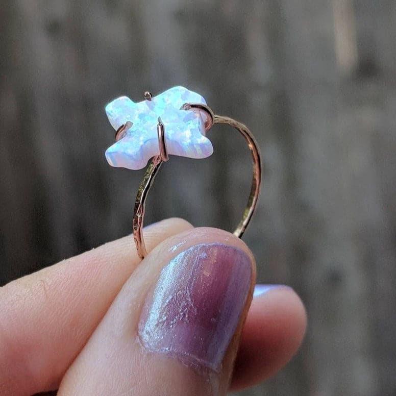 Opal Texas Ring Rings Handmade Handcrafted