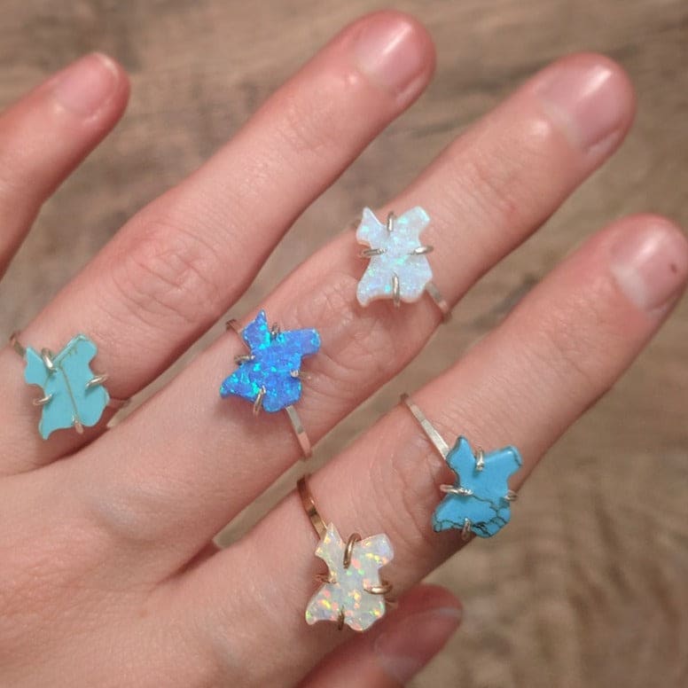 Opal Texas Ring Rings Handmade Handcrafted