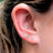 Micro Stud Oval - Lab Diamond Earrings Handmade Handcrafted
