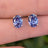 Oval Tanzanite Earrings Earrings Handmade Handcrafted