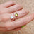 Peridot and Opal Ring (small) Rings Handmade Handcrafted