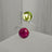 Peridot and Ruby Ring Rings Handmade Handcrafted