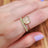 Peridot Half Eternity Band Rings Handmade Handcrafted