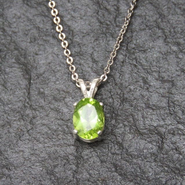 Peridot Necklace Necklaces Handmade Handcrafted