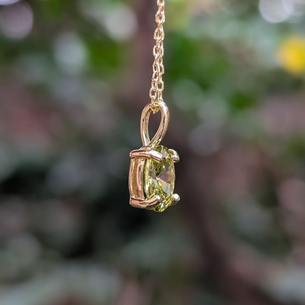 Peridot Necklace Necklaces Handmade Handcrafted