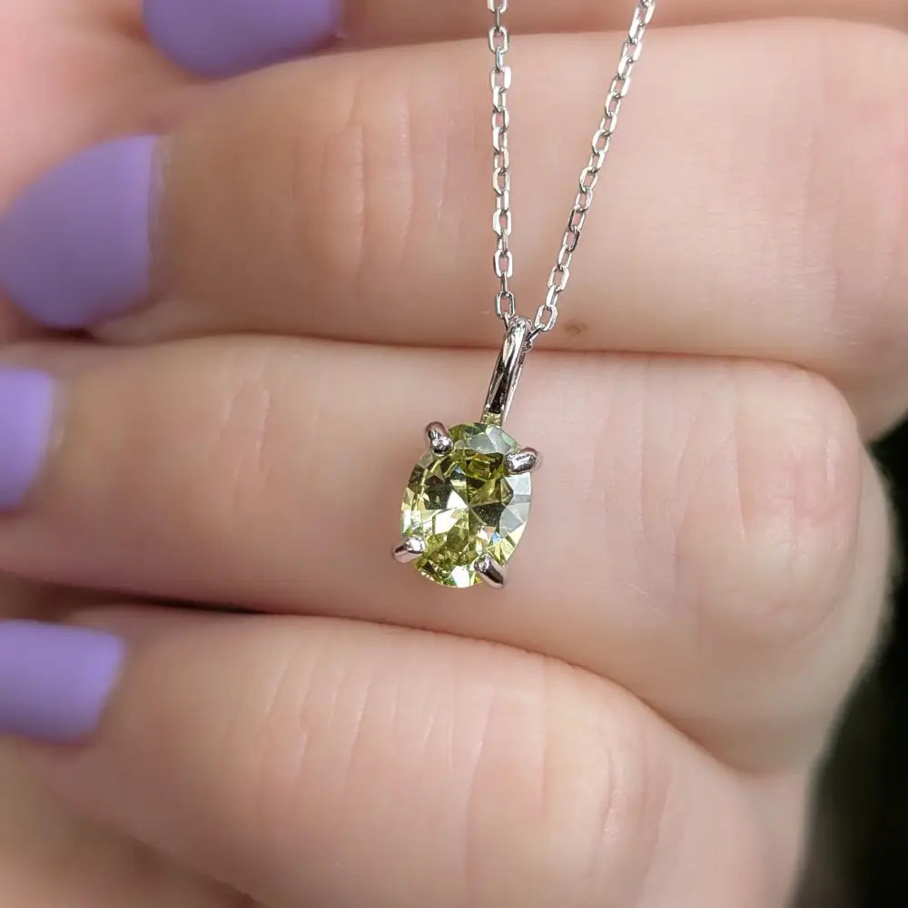 Peridot Necklace Necklaces Handmade Handcrafted