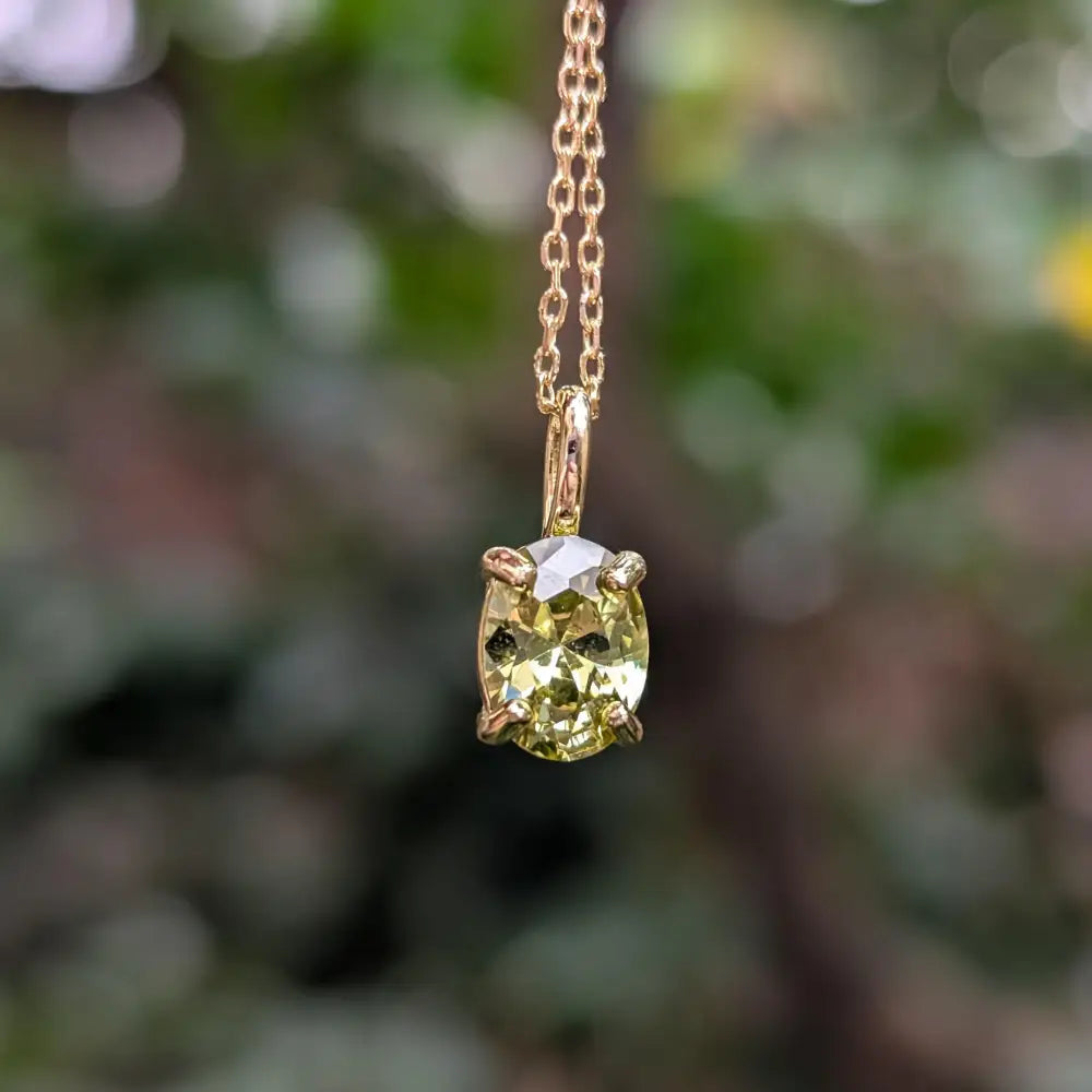 Peridot Necklace Necklaces Handmade Handcrafted
