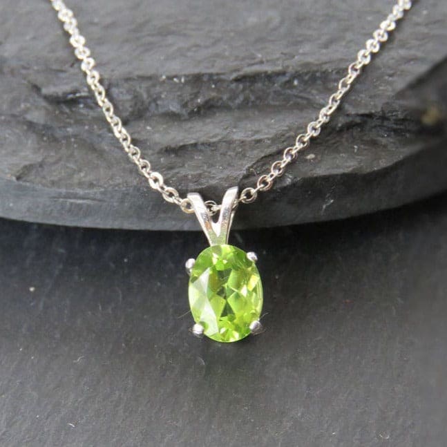 Peridot Necklace Necklaces Handmade Handcrafted