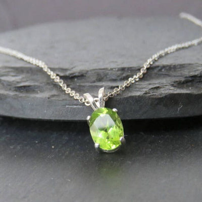 Peridot Necklace Necklaces Handmade Handcrafted