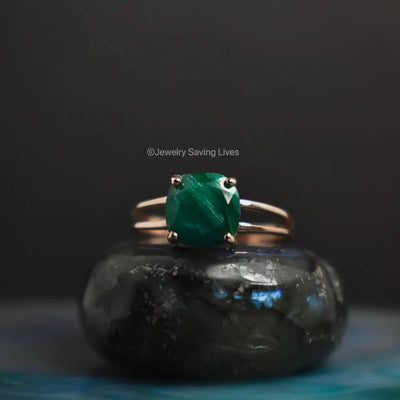 Pick Your Own Stone - The Asher (double band) Rings Handmade Handcrafted