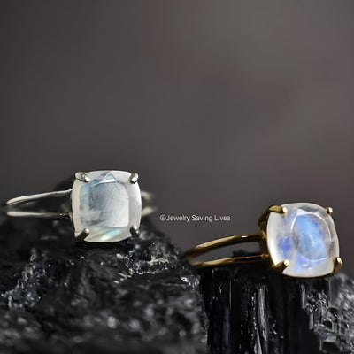 Pick Your Own Stone - The Asher (double band) Rings Handmade JSL Made in USA