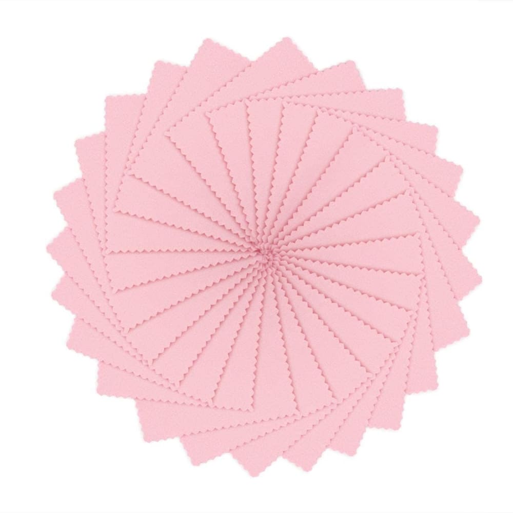 Pink Polishing Cloth Custom Handmade Handcrafted