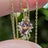 Celestial Drop - Pink Tourmaline Upside-Down Teardrop Necklace Necklaces Handmade Handcrafted