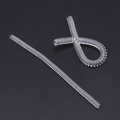 Clear plastic spiral cord protector for the Plastic Ring Sizer or adjuster set