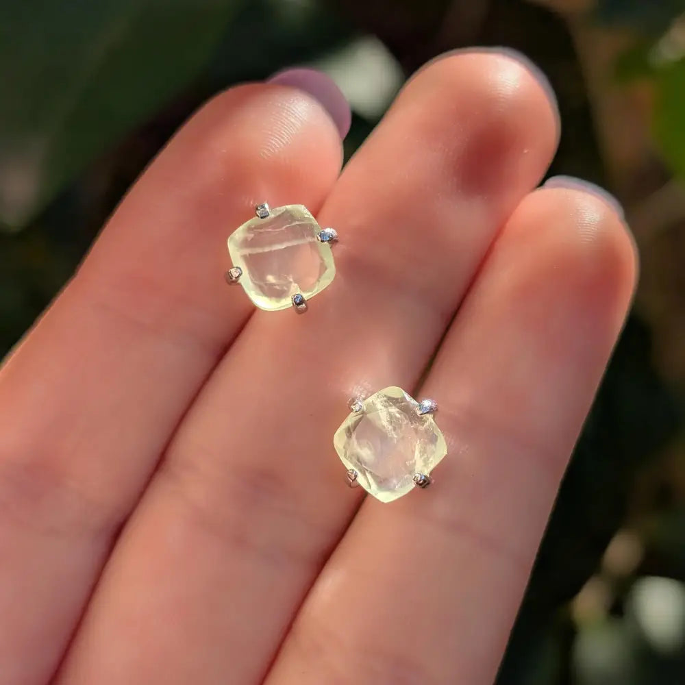 Prehnite Earrings Earrings Handmade Handcrafted