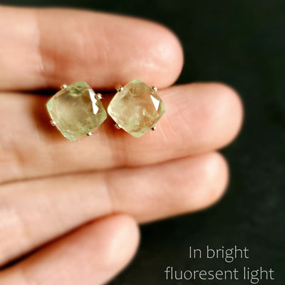 Prehnite Earrings Earrings Handmade Handcrafted