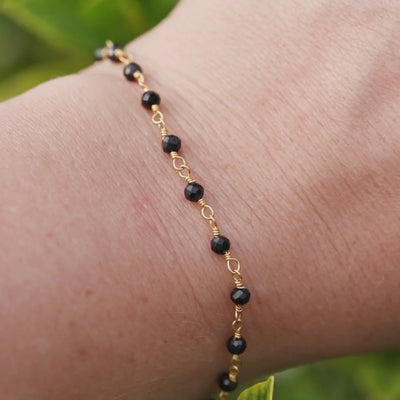 Onyx Beaded Bracelet