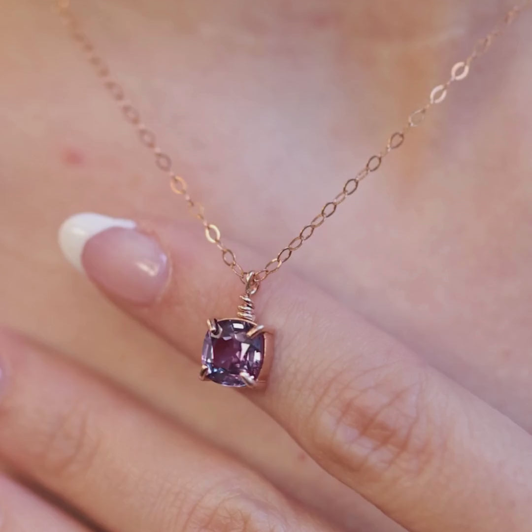 The Ashlynn - Brilliant Alexandrite Necklace