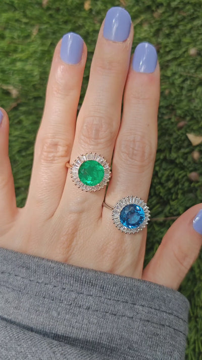 The Sunburst Gemstone Ring