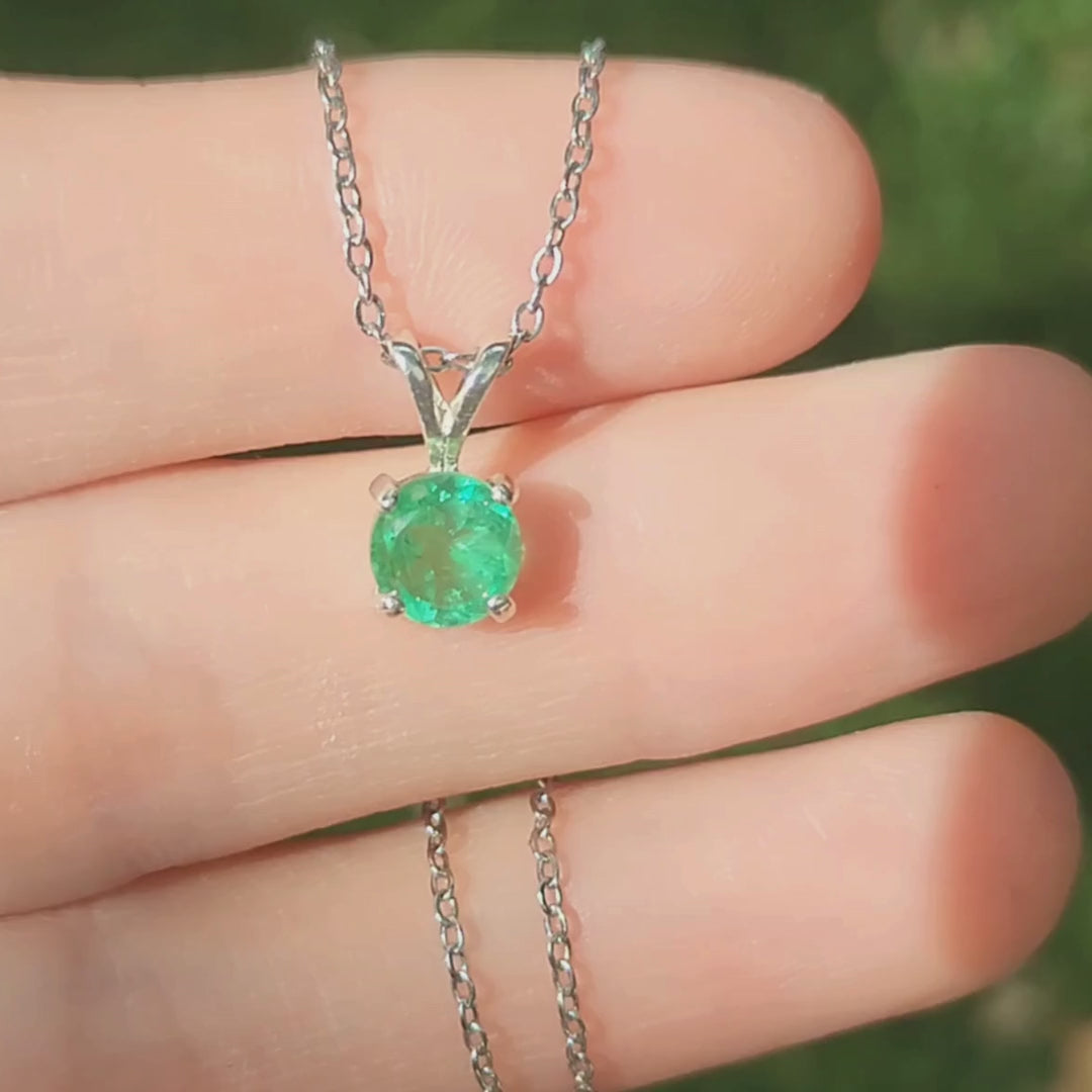 Emerald Doublet Necklace