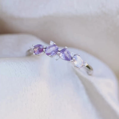 The Legacy - Amethyst Cluster Ombre Band