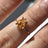 Raw Gemstone Nugget Rings Rings Handmade Handcrafted