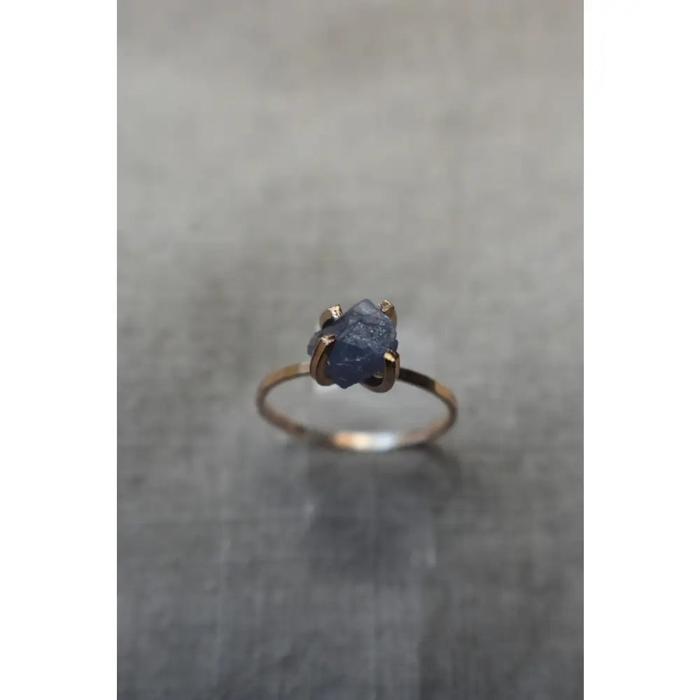 Raw Tanzanite Ring Rings Handmade Handcrafted