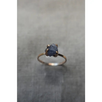 Raw Tanzanite Ring Rings Handmade Handcrafted