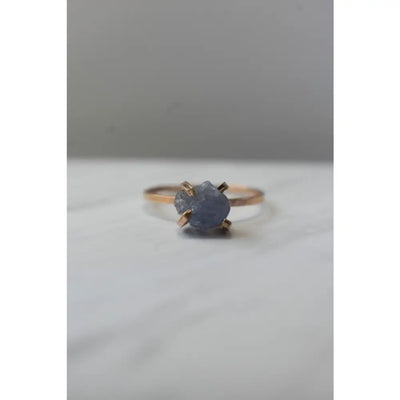 Raw Tanzanite Ring Rings Handmade Handcrafted