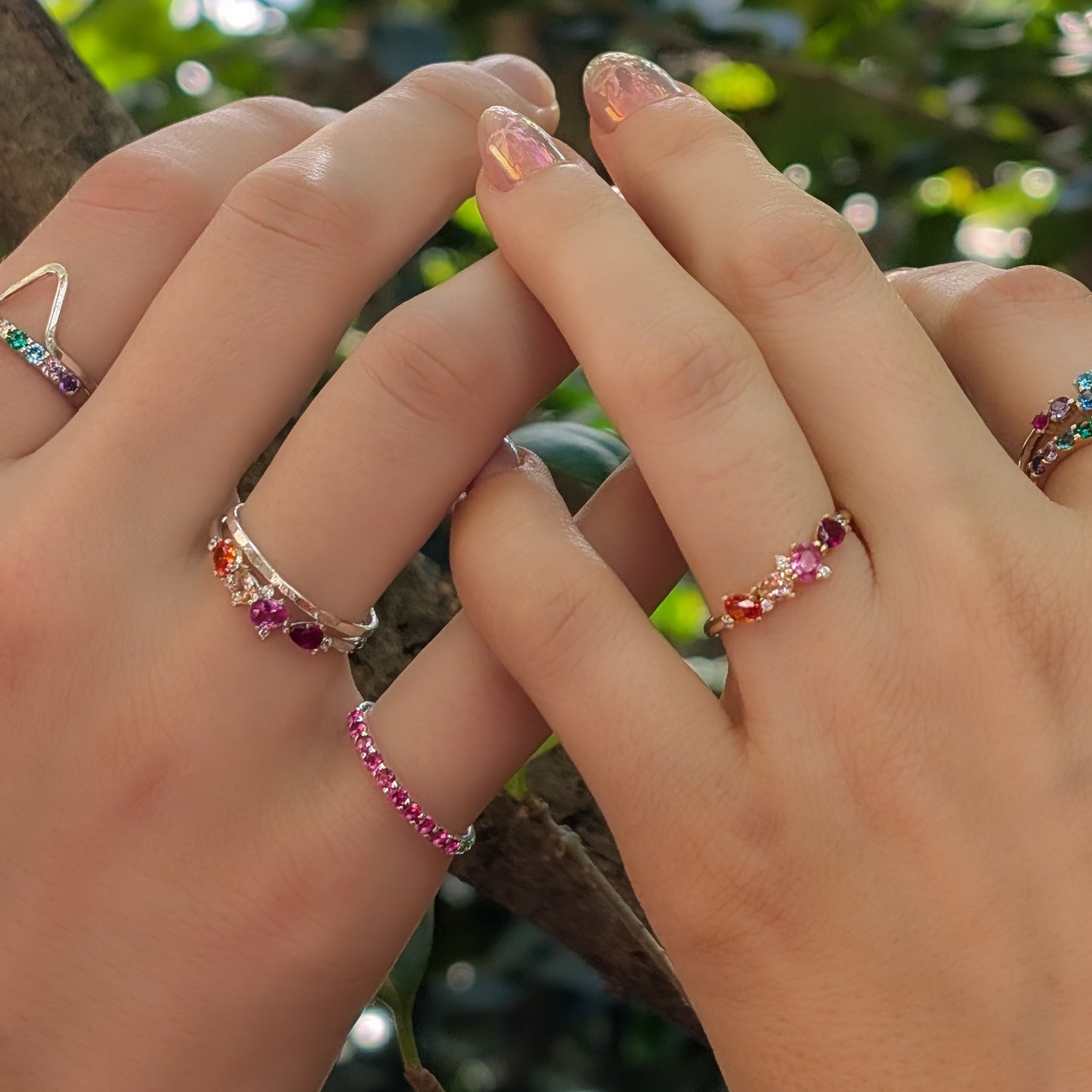 The Legacy Ring - Lesbian Pride Flag