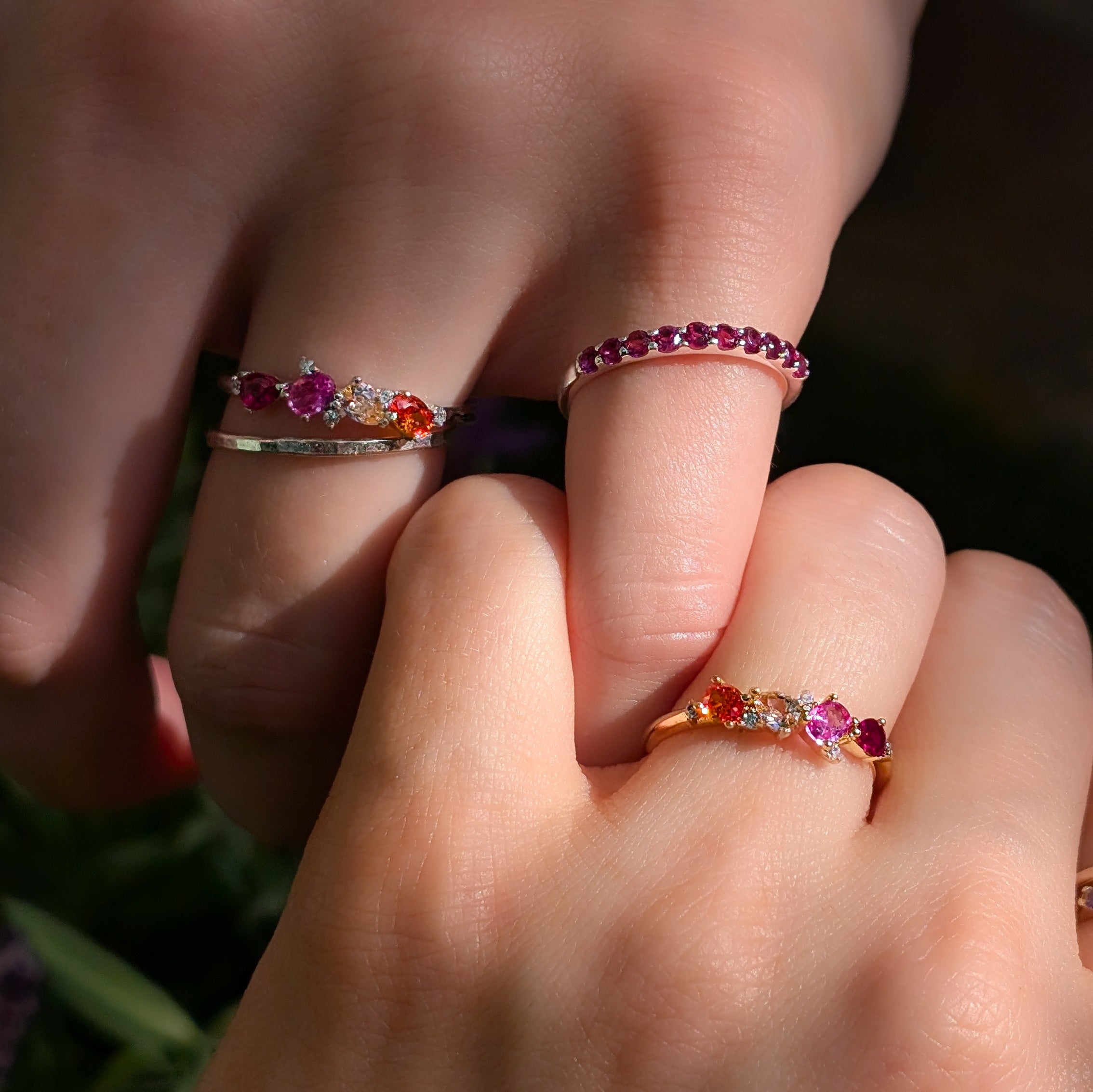 The Legacy Ring - Lesbian Pride Flag
