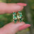 The Legacy Earrings - Emerald Hoops