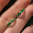 The Legacy Earrings - Emerald Hoops