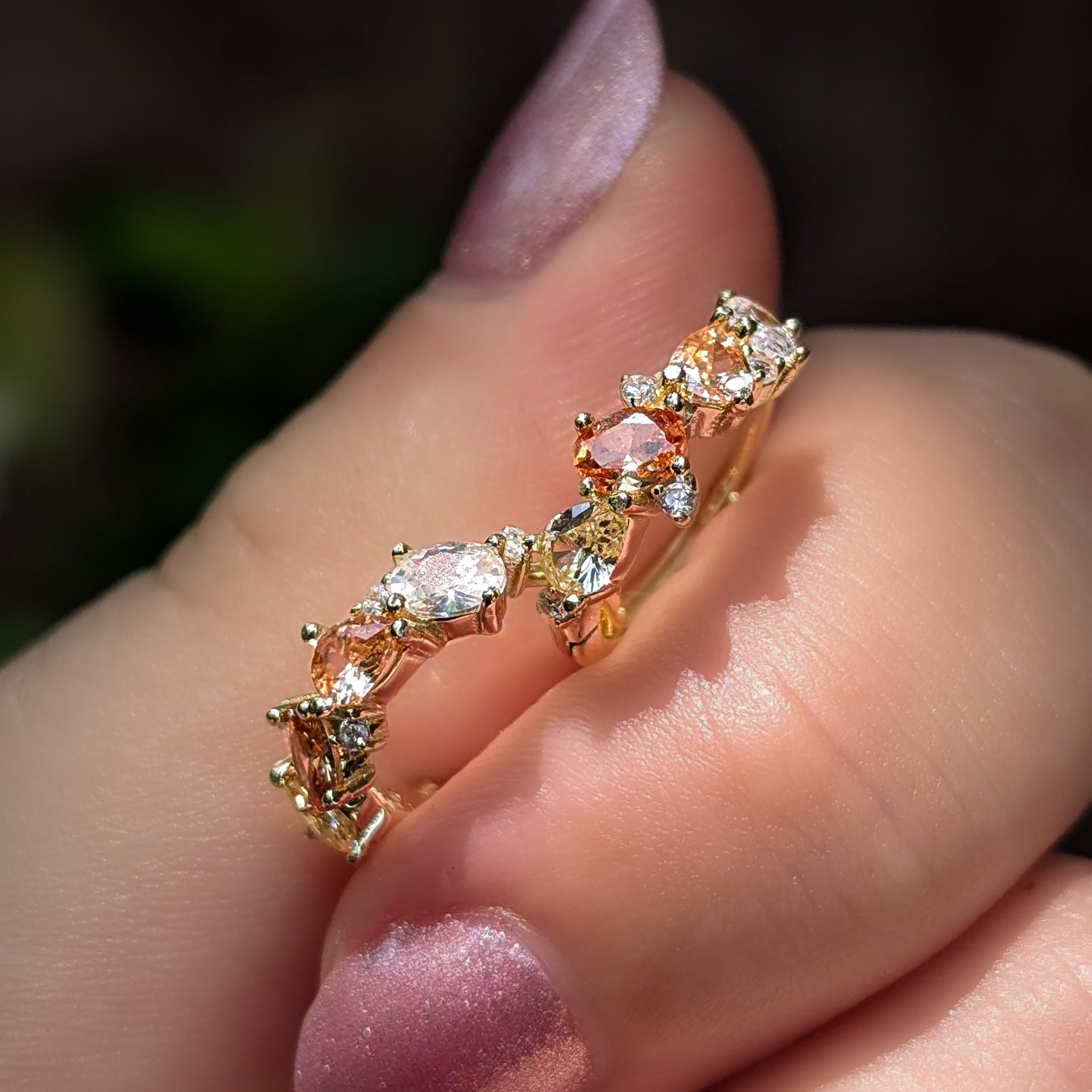 The Legacy Earrings - Citrine Hoops