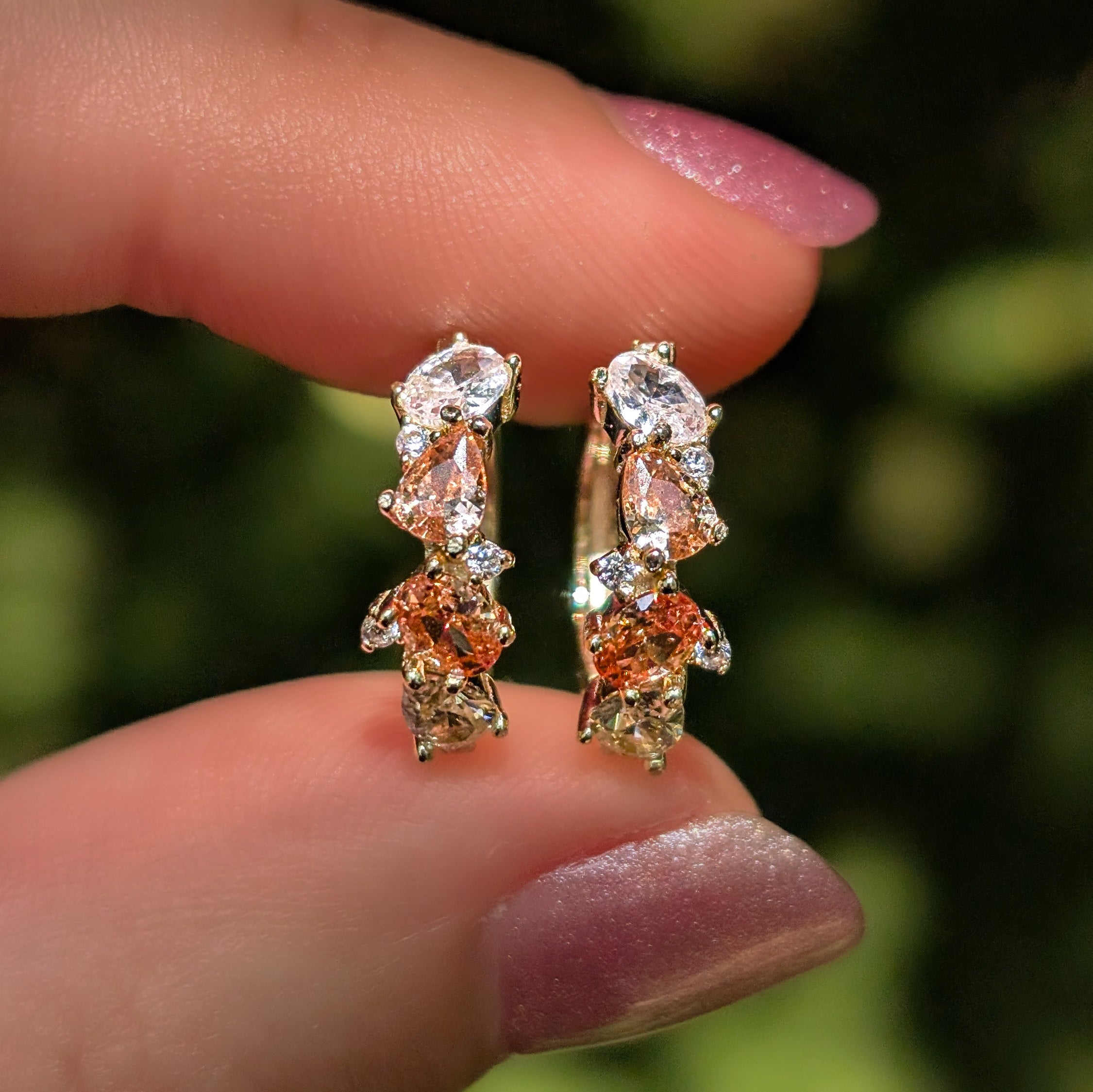 The Legacy Earrings - Citrine Hoops