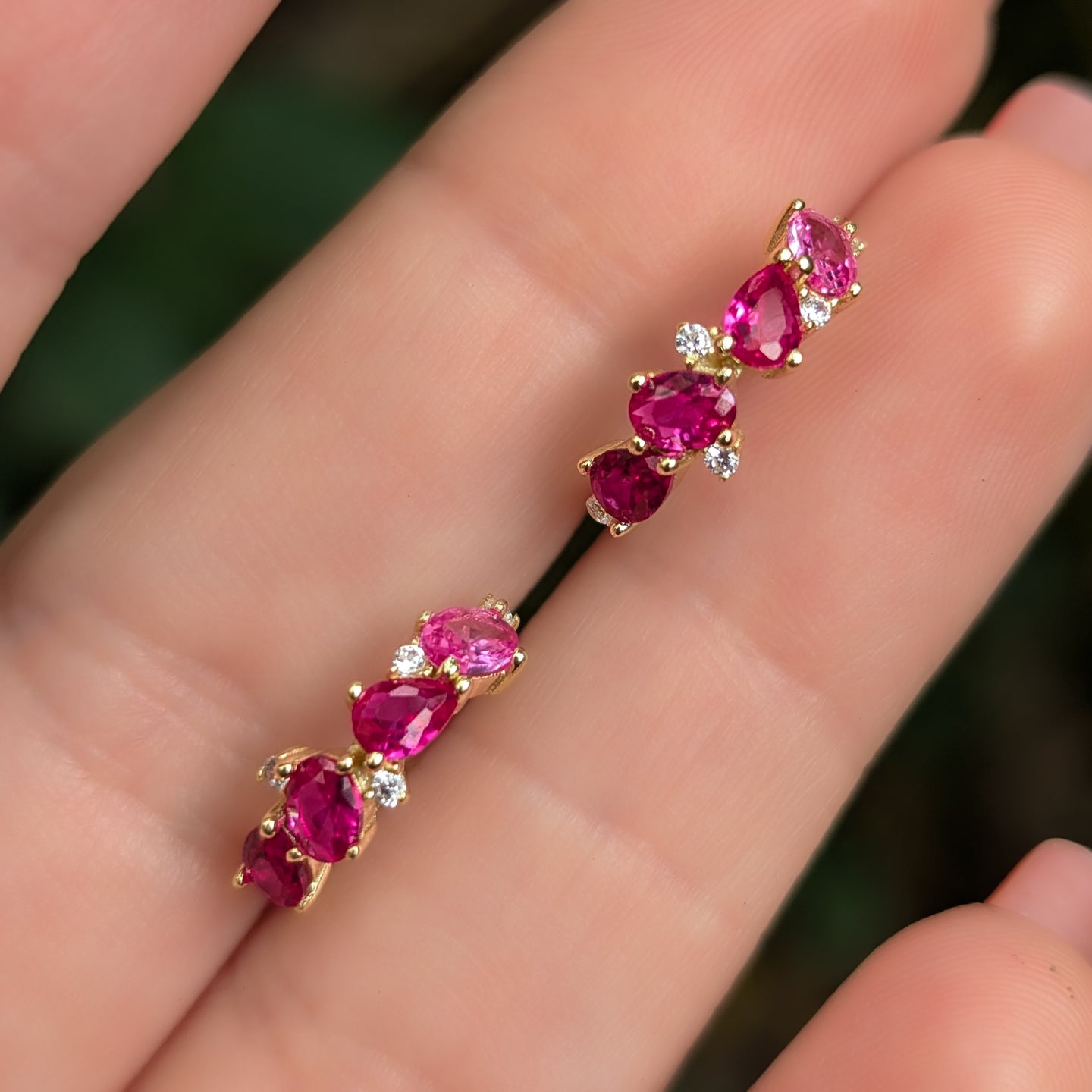 The Legacy Earrings - Ruby Hoops
