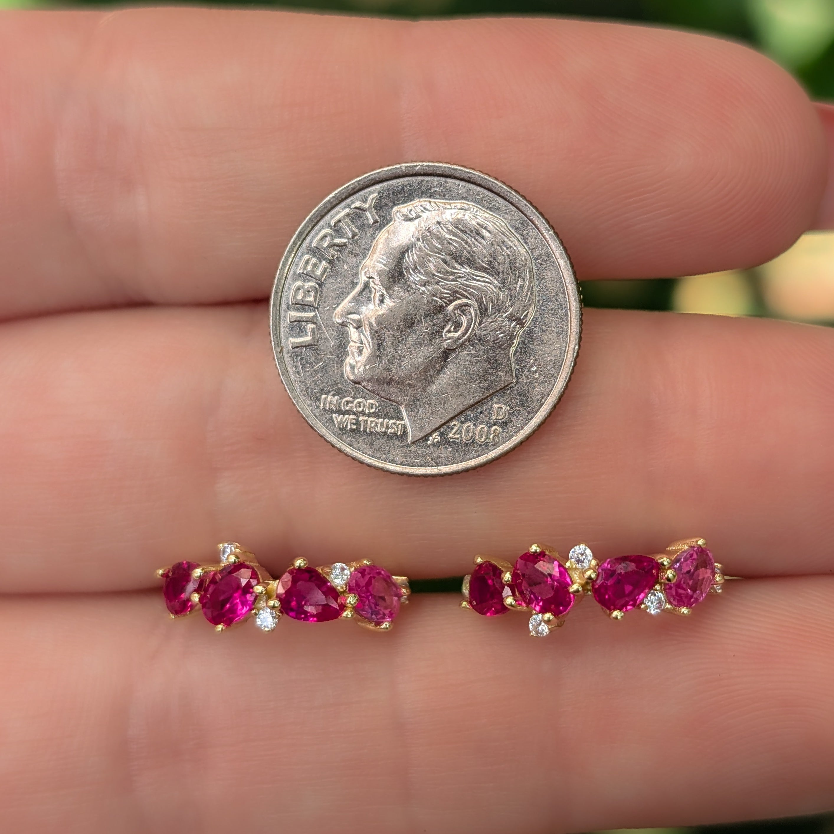 The Legacy Earrings - Ruby Hoops