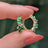 The Legacy Earrings - Emerald Hoops