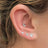 Round Moissanite Earrings Earrings Handmade Handcrafted