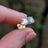 Round Moissanite Earrings Earrings Handmade Handcrafted