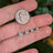 Round Moissanite Earrings Earrings Handmade Handcrafted