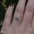 Round Salt and Pepper Diamond (DR5002) Rings Handmade Handcrafted