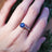 Round Star Sapphire Ring Rings Handmade Handcrafted