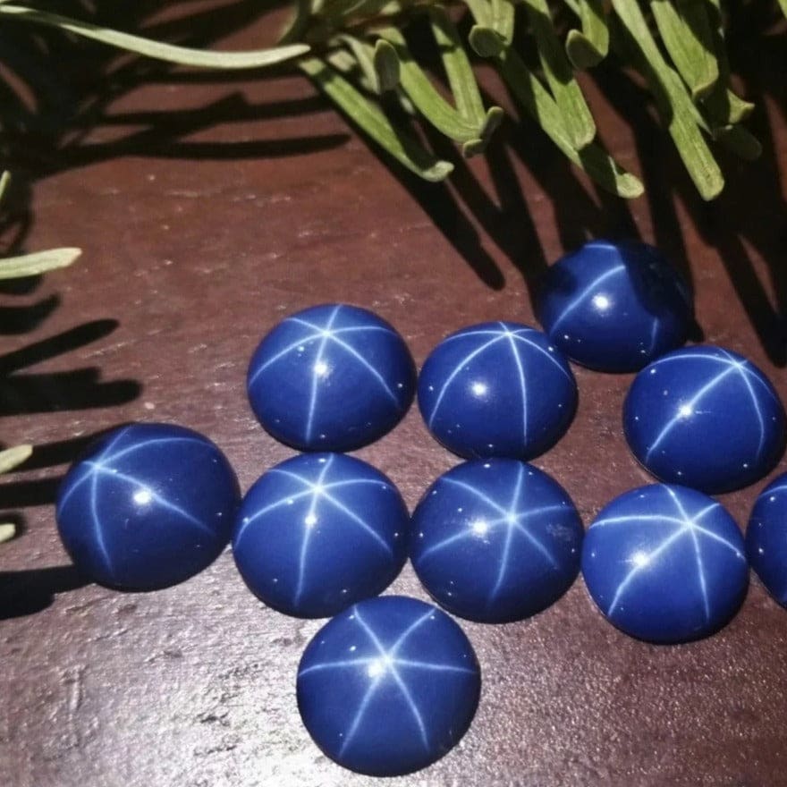 Round Star Sapphire Ring Rings Handmade Handcrafted
