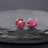 Ruby Stud Earrings Earrings Handmade Handcrafted
