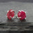 Ruby Stud Earrings Earrings Handmade Handcrafted