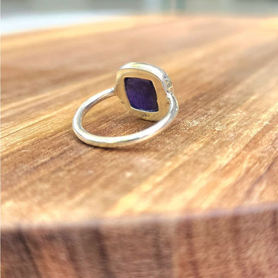 Sapphire Bezel Ring Rings Handmade Handcrafted