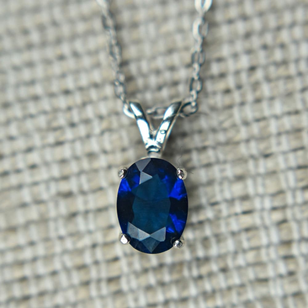 Sapphire Necklace Necklaces Handmade Handcrafted